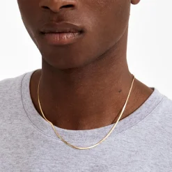 Nikita Halskæde, Gold Plated, 38+9 cm