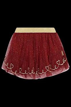 Ninna Tulle Nederdel, Teaberry, 80 cm