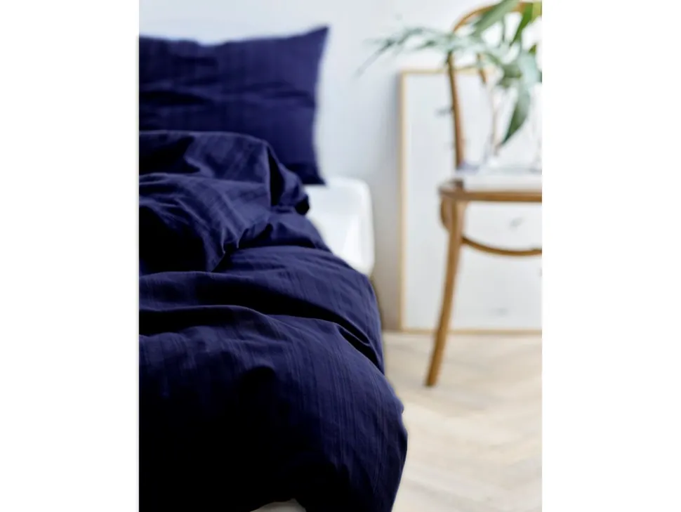 Noble Sengetøj, Navy Blue, 200x220 cm