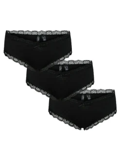 Nola 3-pak Trusser, Black, M