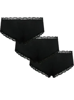 Nola 3-pak Trusser, Black, M