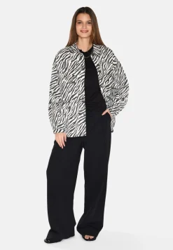 Noliana Zebra Denimskjorte, Black, 38