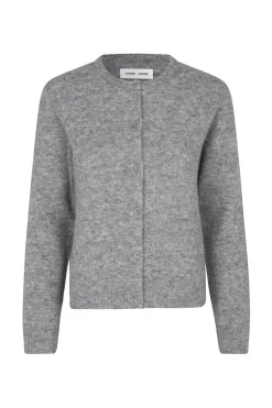 Nor Short Cardigan, Grey Mel., XL