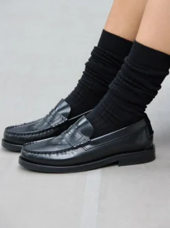 Norah Loafers, Black Polido, 39