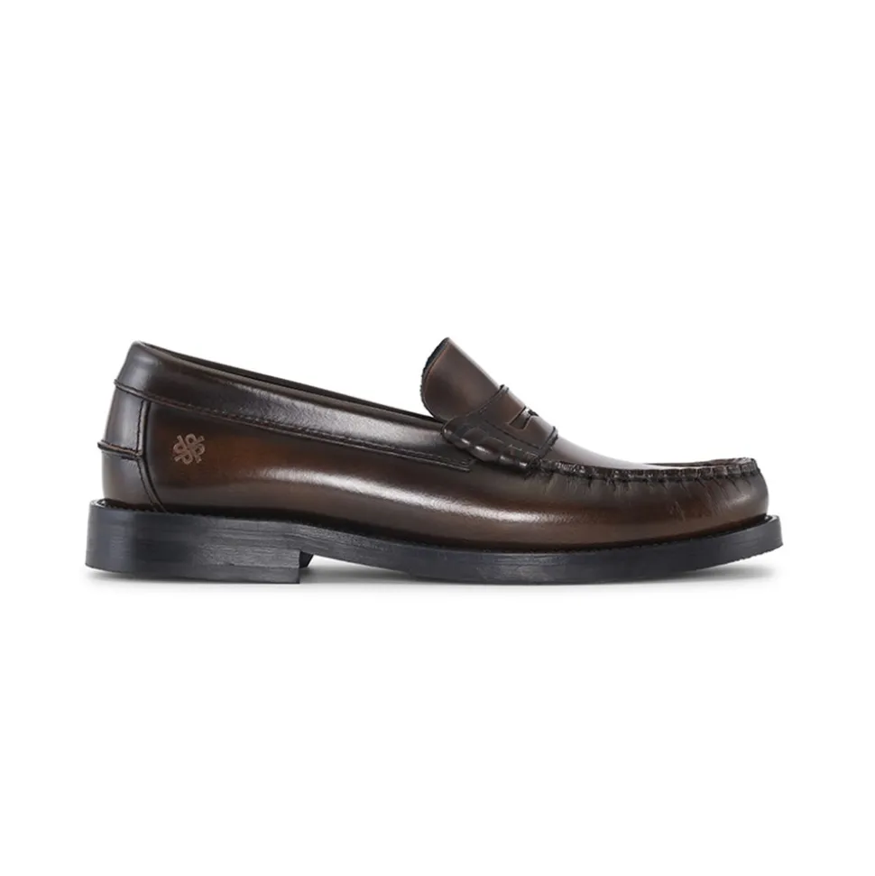 Norah Loafers, Brown Polido, 39