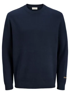 Norrebro Light Crew Neck Striktrøje, Sky Captain, 164 cm