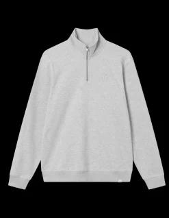 Nørregaard Tonal Half-Zip Sweatshirt, Grey Melange, XL