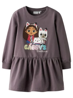 Nuri Gabby Sweat Kjole, Moonscape, 98 cm