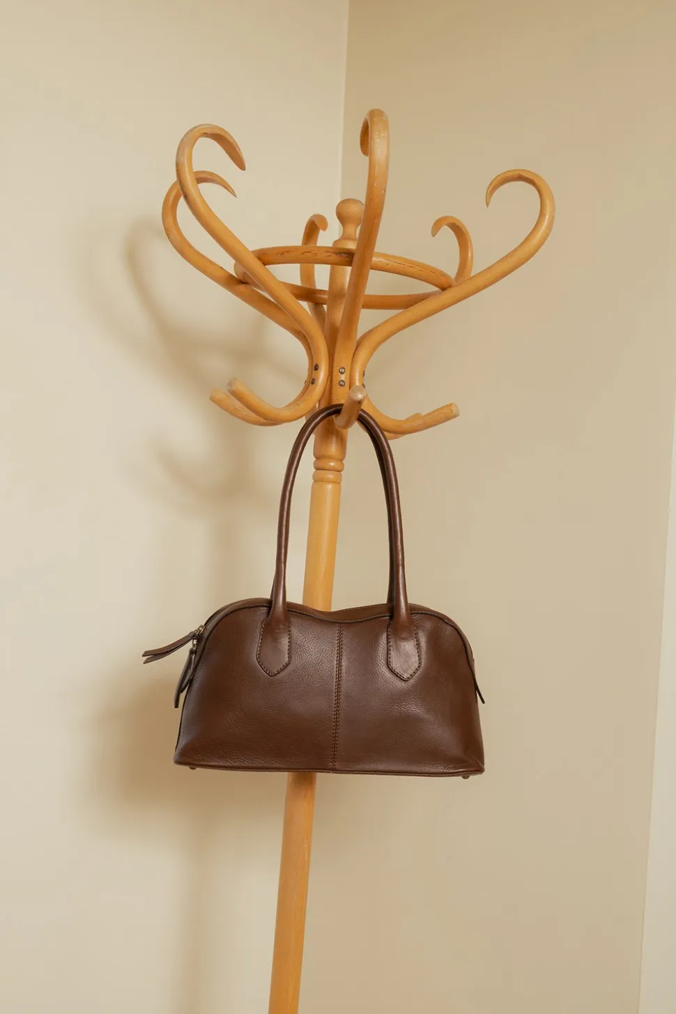 Nynne Big Skuldertaske, Brown