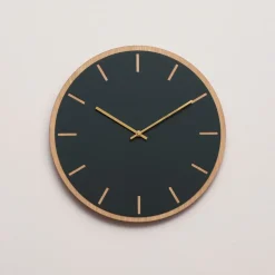 Oak Vægur, Conifer Oak/Gold, Ø28 cm