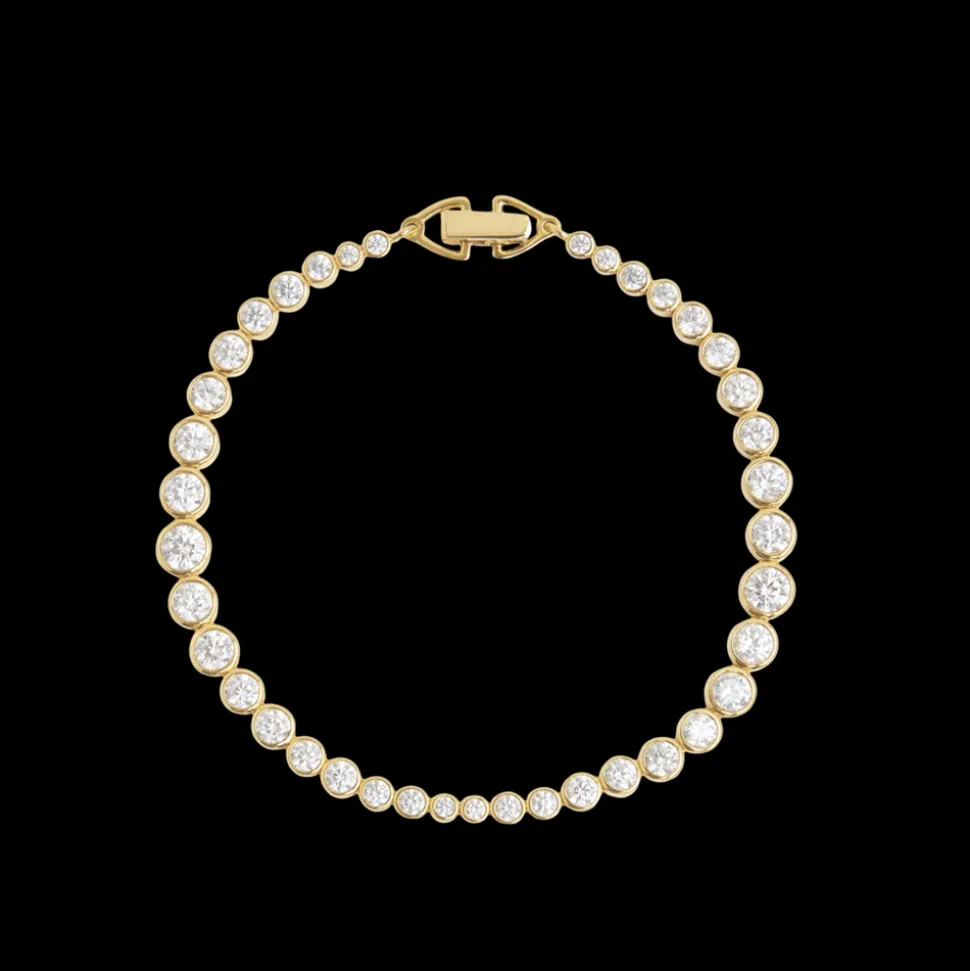 Oda Armbånd, Gold Plated, 17 cm