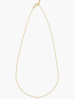 Oda Floating Halskæde, Gold Plated, 42 cm
