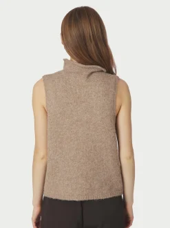 Odelia Knit Vest, Dark Sand, 36