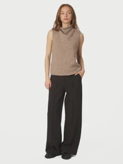 Odelia Knit Vest, Dark Sand, 36