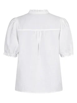 Odesa Linen Bluse, Hvid, 38