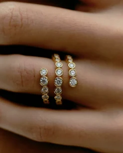 Odette Spiral Ring, Gold, 56