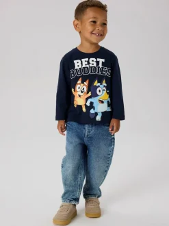 Odin Bluey Bluse, Navy Blazer, 116 cm