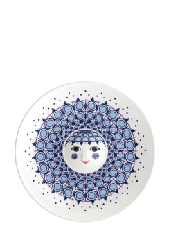 Olga Fad, Blue/White, Ø33 cm