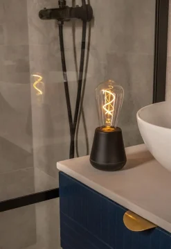 One Bordlampe, Black Wood