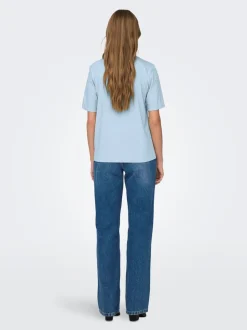 Only Kortærmet T-shirt, Cashmere Blue, L