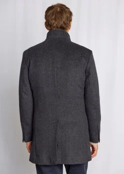 Ontario Slim Fit Frakke, Dark Grey, L