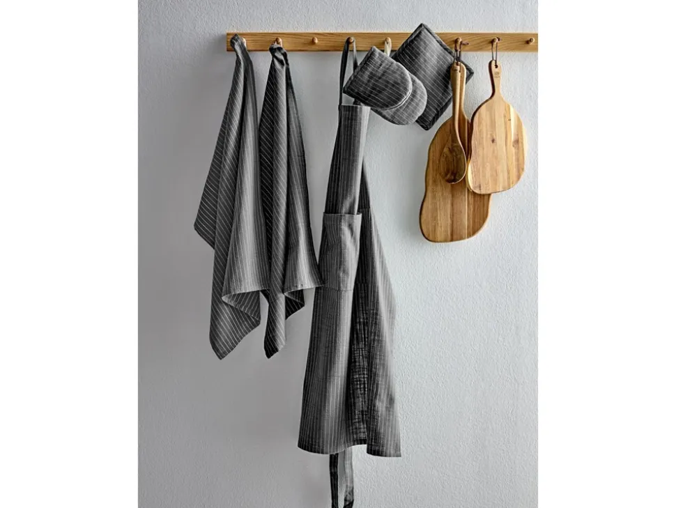 Organic Line Forklæde, Stone Grey