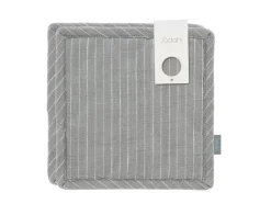 Organic Line 2-pak Grydelapper, Stone Grey