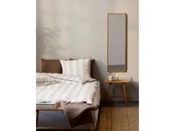 Organic Ray Sengetøj, Beige, 140x200 cm