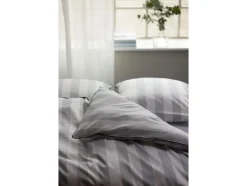 Organic Ray Sengetøj, Cloud Grey 140x200 cm