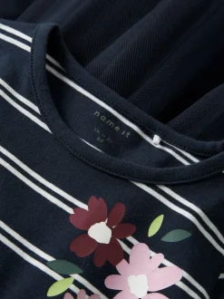 Orini Peppa Kjole, Navy Blazer, 116 cm