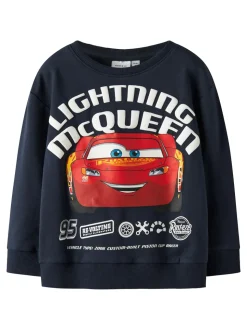 Osvaldo Cars Sweatshirt, Navy Blazer, 92 cm