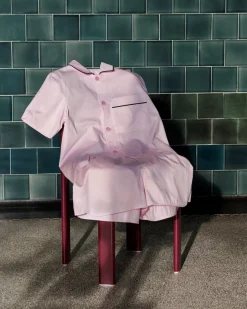 Outline Pyjamasshorts, Soft Pink, M/L