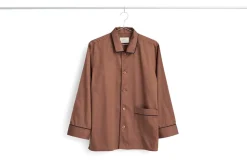 Outline Pyjamasskjorte, Milk Chocolate, S/M