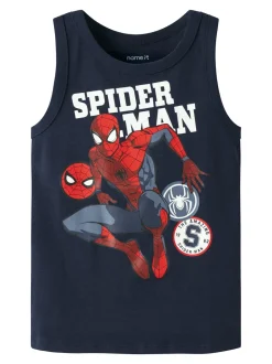 Ovile Spiderman Undertrøje, Navy Blazer, 110 cm