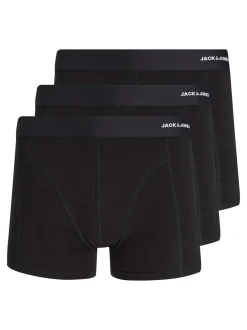 3-pak Basic Underbukser, Sort, S