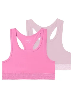 2-pak Bralette, Strawberry Moon/Pirouette, 146-152 cm