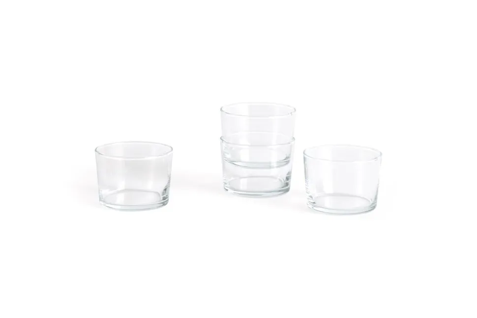 4-pak Glas, Clear