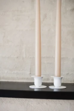4-pak Hånddyppede Stearinlys, Nude