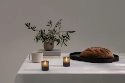 2-pak LED Glaslys, Grey