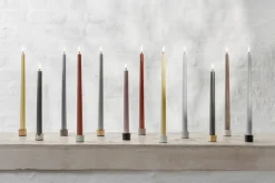 2-pak LED Kronelys, Light Lavender