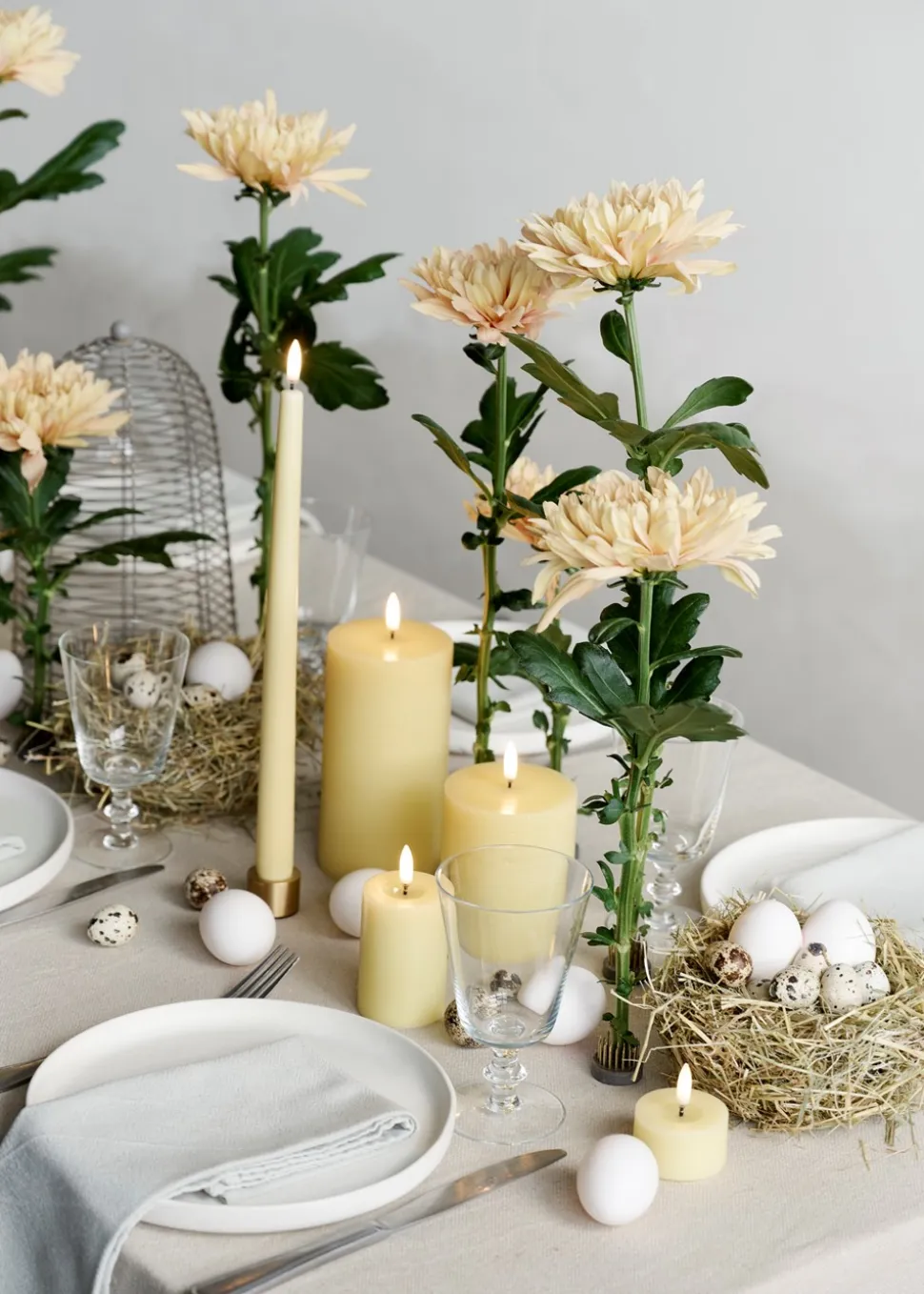 2-pak Lysestage, Matte Brass