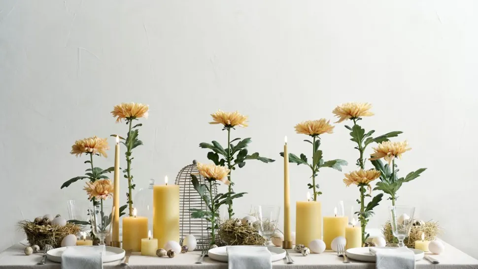 2-pak Lysestage, Matte Brass