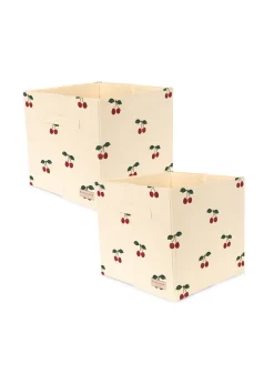 2-pak Opbevaringskasse, Cherry