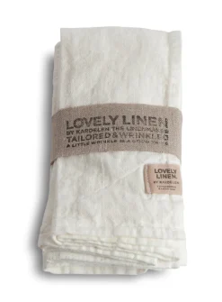 4-pak Servietter, Off-White, 45x45 cm