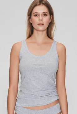 2-pak Singlet Top, Light Grey Melange, XS