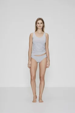 2-pak Singlet Top, Light Grey Melange, XS