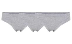 3-pak Tai Briefs, Light Grey Melange, M