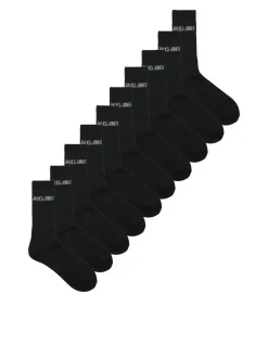 10-pak Tennissokker, Black, 33-37