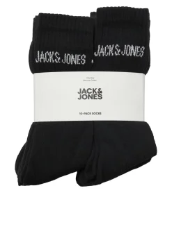 10-pak Tennissokker, Black, 33-37