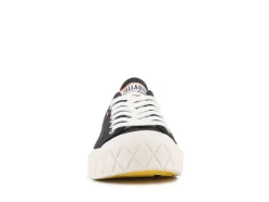 Palla Ace Canvas Sneakers, Black/White Cap Gray, 45